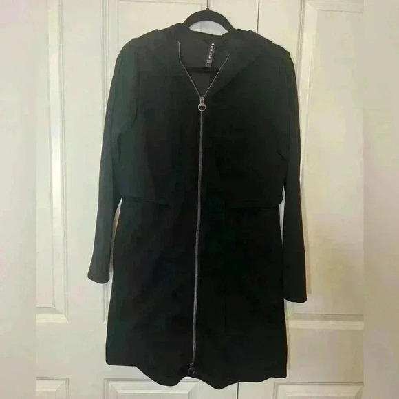 Athleta Long Hooded Zip Front Jacket Sweatshirt - Picture 1 of 12
